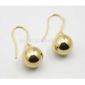 316L stainless steel 18k gold plating ball earrings designs for girls